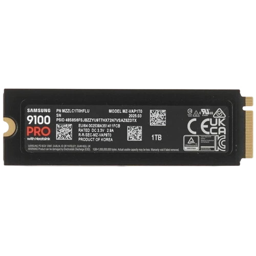 Твердотельный накопитель Samsung 1000 Gb 9100 PRO (MZ-VAP1T0CW)