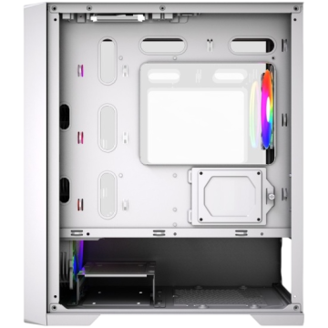 Компьютерный корпус Powercase ALISIO Micro X4W V2 LE ARGB White (CAMCXW-A4-LE)
