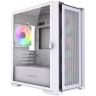 Компьютерный корпус Powercase ALISIO Micro X4W V2 LE ARGB White (CAMCXW-A4-LE)