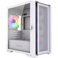 Компьютерный корпус Powercase ALISIO Micro X4W V2 LE ARGB White (CAMCXW-A4-LE)