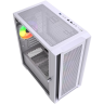 Компьютерный корпус Powercase ALISIO Micro X4W V2 LE ARGB White (CAMCXW-A4-LE)