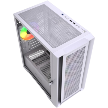 Компьютерный корпус Powercase ALISIO Micro X4W V2 LE ARGB White (CAMCXW-A4-LE)