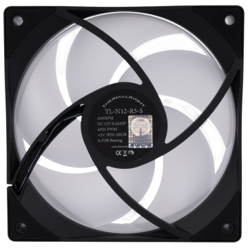Вентилятор для корпуса Thermalright TL-N12-R5-S ARGB Black (TRTLN12R5S)
