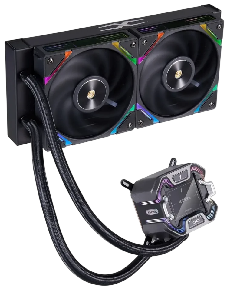 Система жидкостного охлаждения для процессора 1STPLAYER X-240 ARGB Black (X-240-BK)