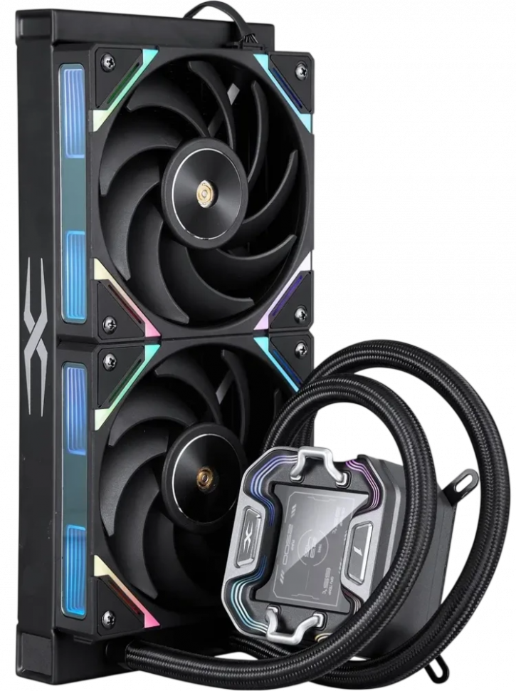 Система жидкостного охлаждения для процессора 1STPLAYER X-240 ARGB Black (X-240-BK)