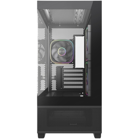 Компьютерный корпус Powercase Vision Micro S3B TG ARGB Black (CVMMSB-A3)