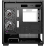 Компьютерный корпус Powercase Vision Micro S3B TG ARGB Black (CVMMSB-A3)