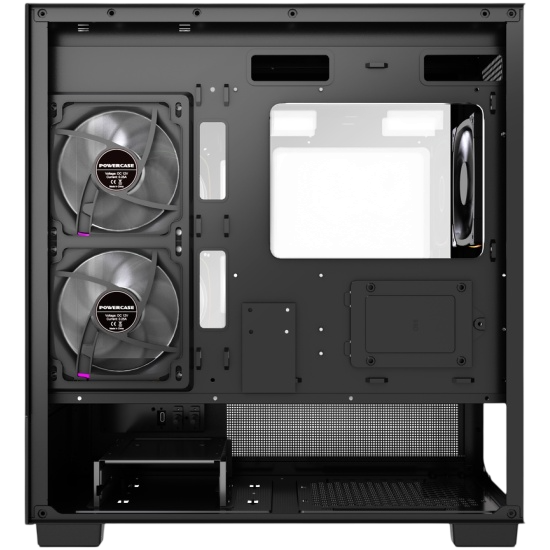 Компьютерный корпус Powercase Vision Micro S3B TG ARGB Black (CVMMSB-A3)
