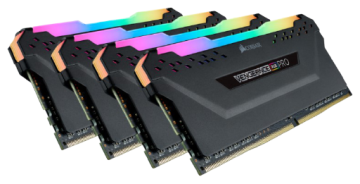 Оперативная память 32 Gb 3600 MHz Corsair VENGEANCE RGB PRO (CMW32GX4M4D3600C18)