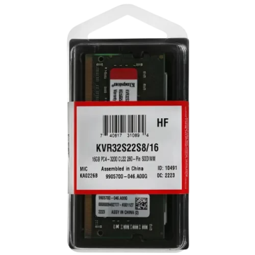 Оперативная память 16 Gb 3200 MHz Kingston (KVR32S22S8/16)