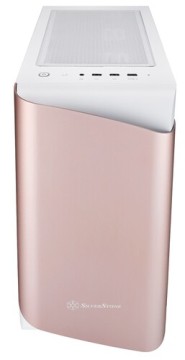 Компьютерный корпус SilverStone Pink/White Gold TG SST-SEA1GW-G