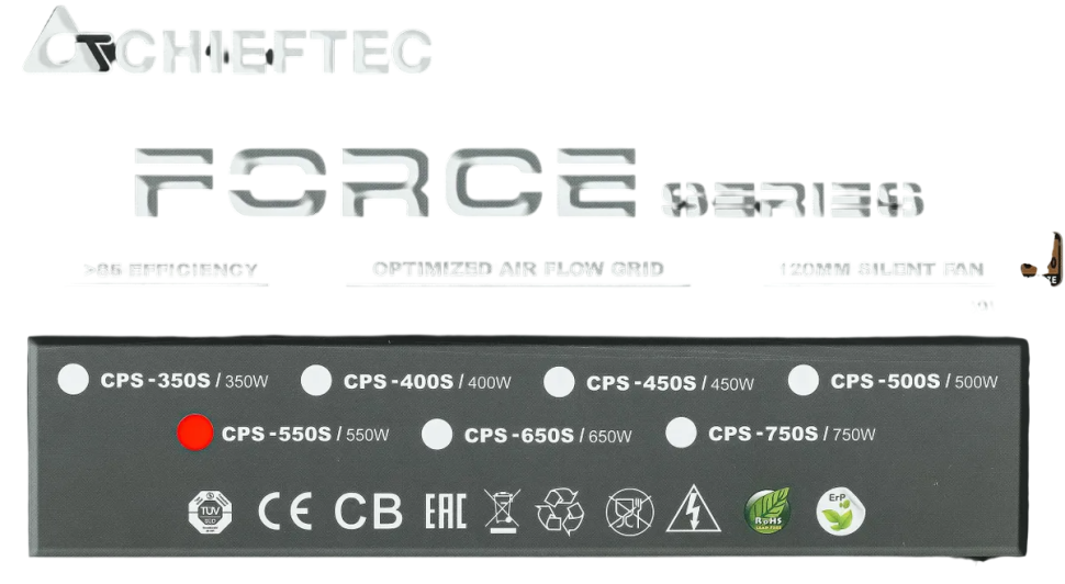 Блок питания Chieftec 550W FORCE (CPS-550S)