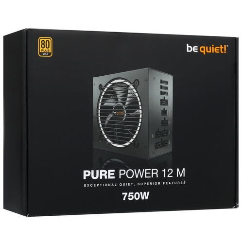 Блок питания Be Quiet! 750W PURE POWER 12 M BN343 16 pin (PCIe 5.0 Connector Cable Details)