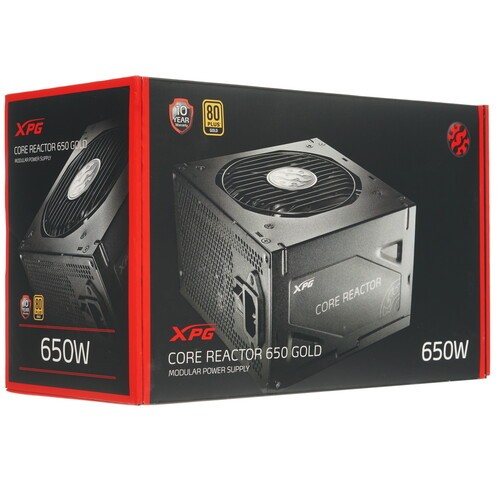 Блок питания ADATA XPG 650W CORE REACTOR (COREREACTOR650G-BKCEU)