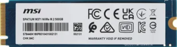 Твердотельный накопитель MSI 500 Gb SPATIUM M371 (S78-440K160-P83)