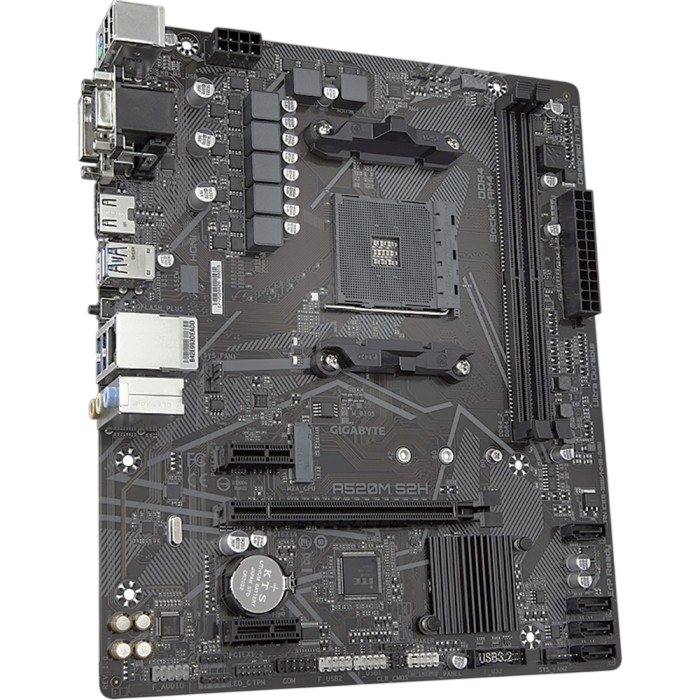 Материнская плата Gigabyte A520M S2H