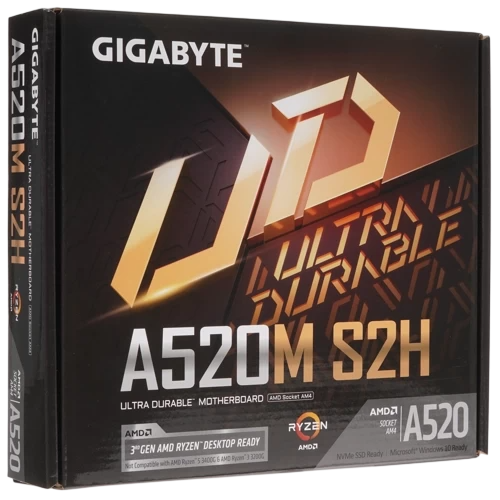 Материнская плата Gigabyte A520M S2H