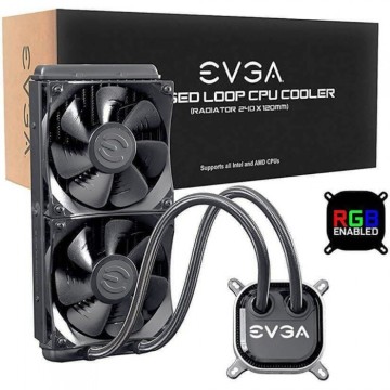 Жидкостная система охлаждения для процессора EVGA CLC 240 400-HY-CL24-V1 RGB