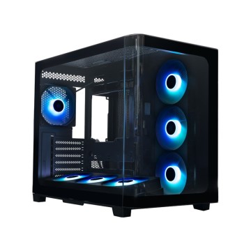 Компьютерный корпус XASTRA QR500 7ARGB-FC-C6-UC Curve Glass ARGB Black (QR500-2FA36A-1FC12A-C6-UC)