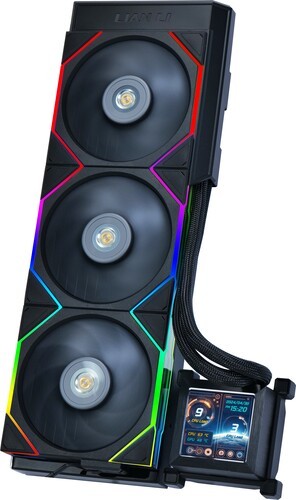 Система жидкостного охлаждения для процессора Lian Li HydroShift LCD 360TL ARGB Black (G89.GHSLCD36TB.R0)
