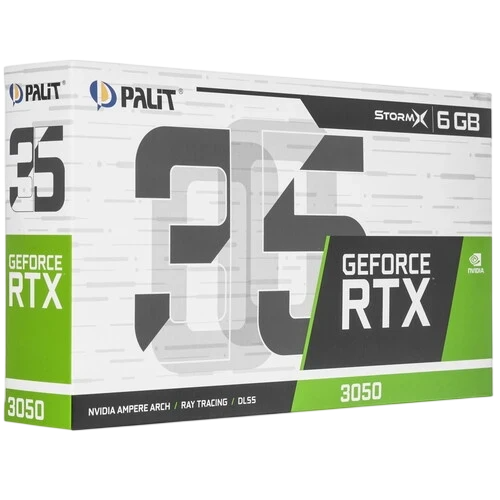Видеокарта Palit (NE63050018JE-1072F) GeForce RTX 3050 6GB STORMX V1