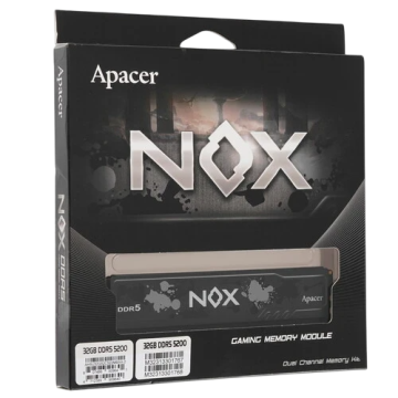 Оперативная память 32 Gb 5200 MHz Apacer NOX (AH5U32G52C522MBAA-2)