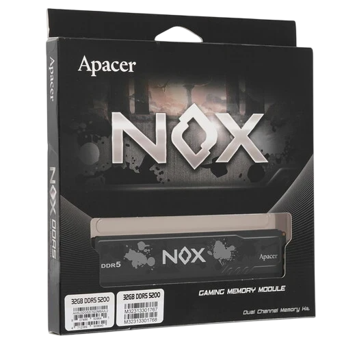 Оперативная память 32 Gb 5200 MHz Apacer NOX (AH5U32G52C522MBAA-2)