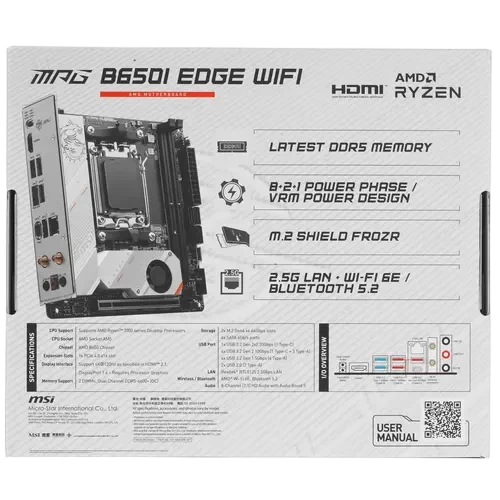 Материнская плата MSI MPG B650I EDGE WIFI