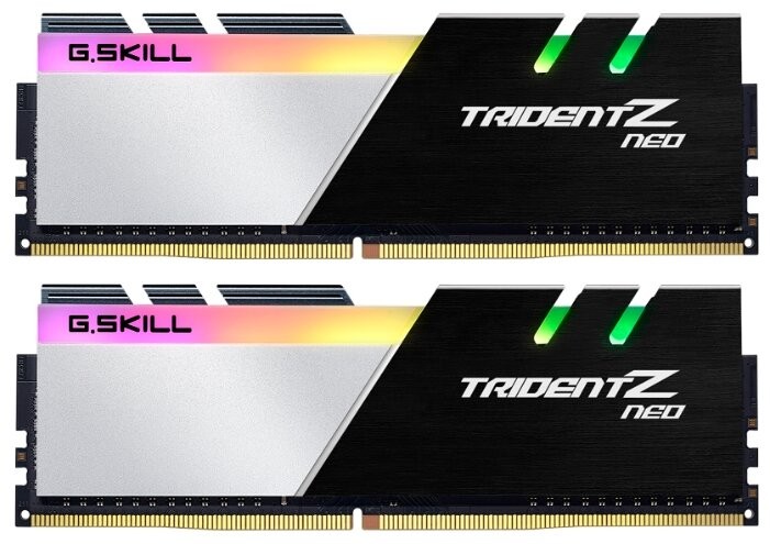 16 Gb 3600 MHz G.Skill TRIDENT Z NEO RGB F4 3600C18D 16GTZN 28BIT