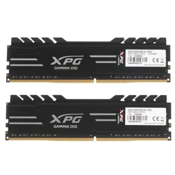Оперативная память 16 Gb 2666 MHz ADATA XPG D10 Black (AX4U266638G16-DBG)