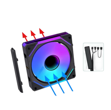 Вентилятор для корпуса UNI FAN SL ARGB Black V1