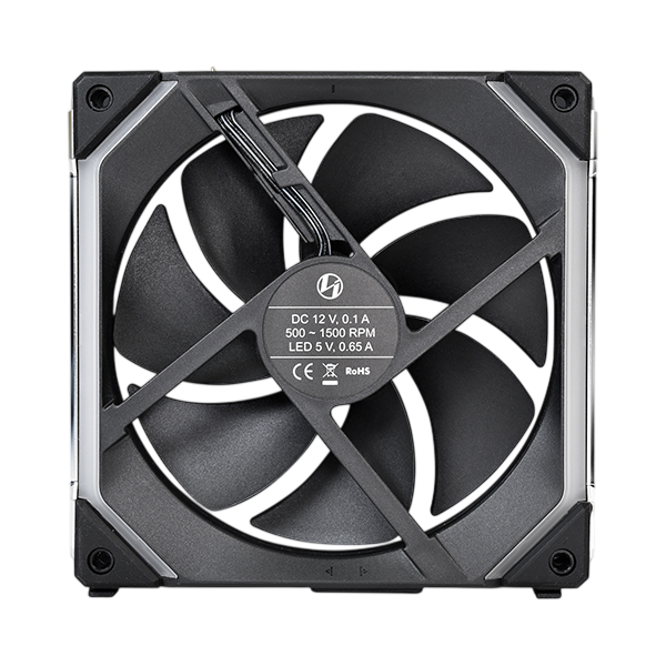 Вентилятор для корпуса UNI FAN SL ARGB Black V1