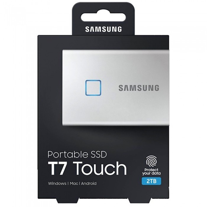 Внешний SSD Samsung 2000 Gb T7 EXTERNAL Silver MU-PC2T0S/WW