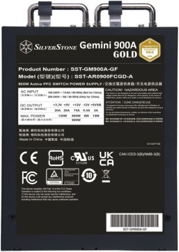 Блок питания Silverstone 900W Gemini 900A (SST-GM900A-GF)