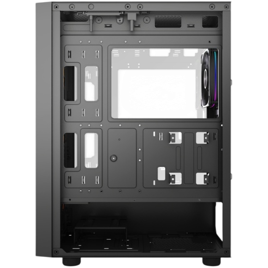 Компьютерный корпус Powercase ByteFlow V2 TG ARGB Black (CBFB-A4-V2)