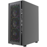 Компьютерный корпус Powercase ByteFlow V2 TG ARGB Black (CBFB-A4-V2)