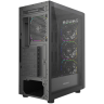 Компьютерный корпус Powercase ByteFlow V2 TG ARGB Black (CBFB-A4-V2)
