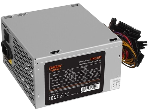 Блок питания ExeGate 350W UNS350 (ES261566RUS-PC)