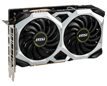 Видеокарта MSI (GTX 1660 Ti VENTUS XS 6G OC) GeForce GTX 1660 Ti 1830MHz PCI-E 3.0 6144MB 12000MHz 192 bit HDMI HDCP VENTUS XS OC
