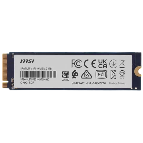 Твердотельный накопитель MSI 1000 Gb SPATIUM M371 (S78-440L870-P83)