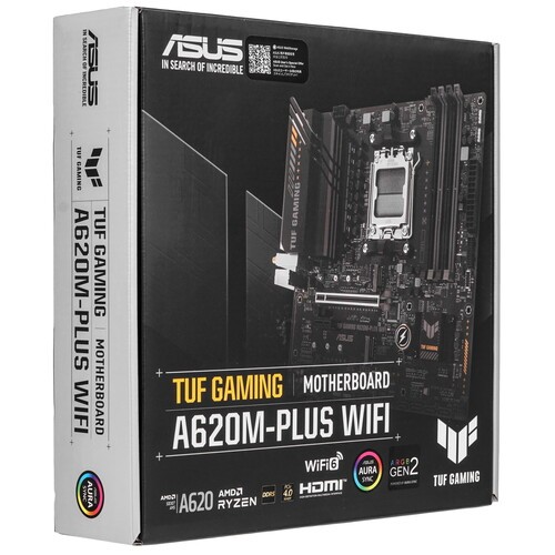 Материнская плата ASUS TUF GAMING A620M-PLUS WIFI 90MB1F00-M0EAY0