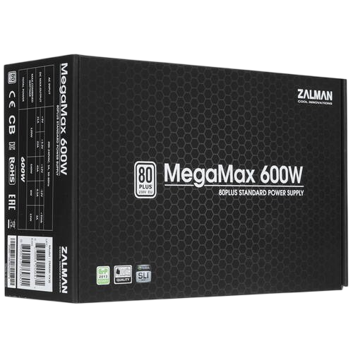 Блок питания Zalman 600W MEGAMAX (ZM600-TXII)