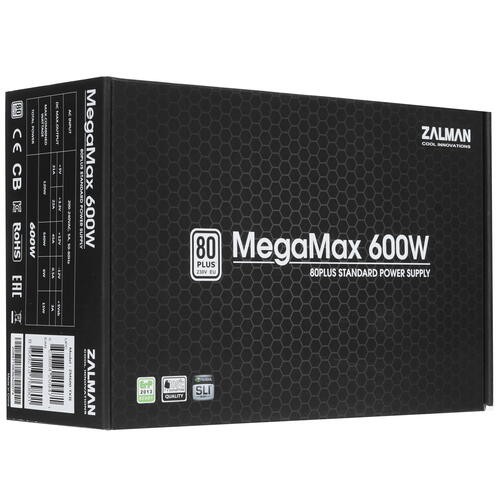 Блок питания Zalman 600W MEGAMAX ZM600-TXII