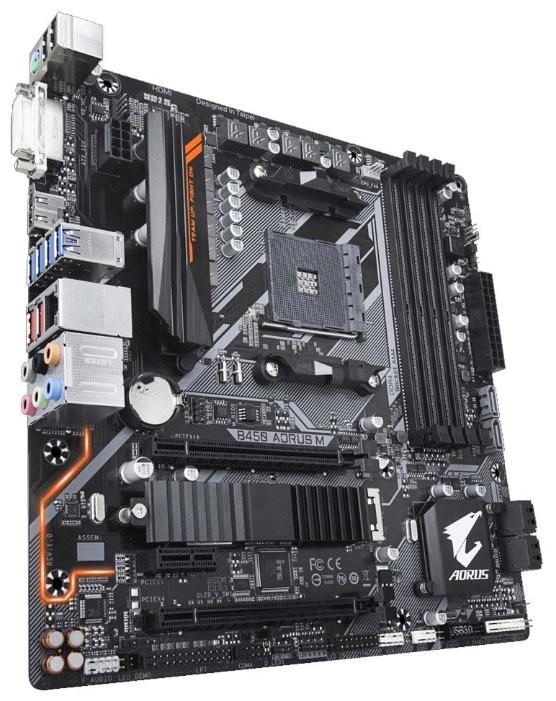 Материнская плата GIGABYTE B450 AORUS M