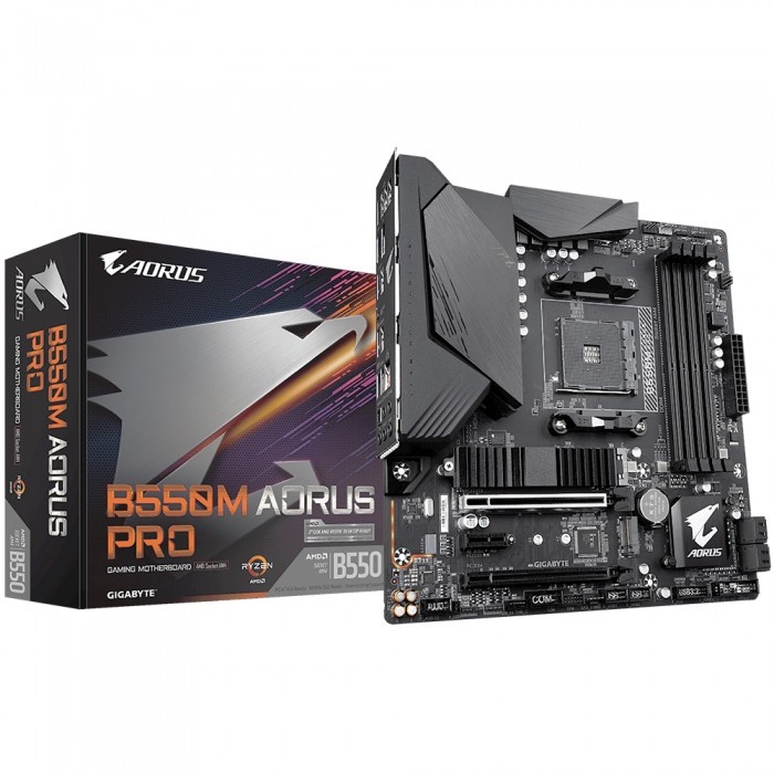 Материнская плата GIGABYTE B550M AORUS PRO