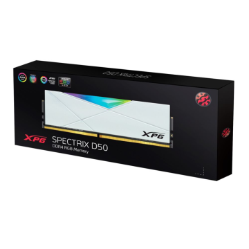 Оперативная память 16 Gb 4133 MHz ADATA XPG SPECTRIX D50 RGB White (AX4U413316G19J-SW50)