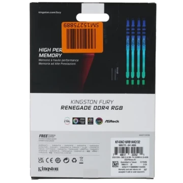 Оперативная память 32 Gb 3600 MHz Kingston FURY RENEGADE RGB (KF436C16RB1AK2/32)