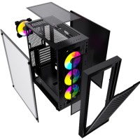 Компьютерный корпус Powercase ATTICA X4B TG Black E-ATX CAEB-L4