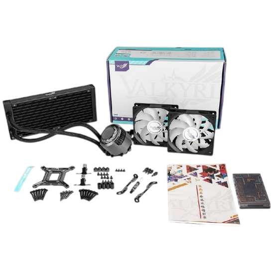 Система жидкостного охлаждения для процессора Valkyrie Jarn 240 ARGB Black (HW C240)