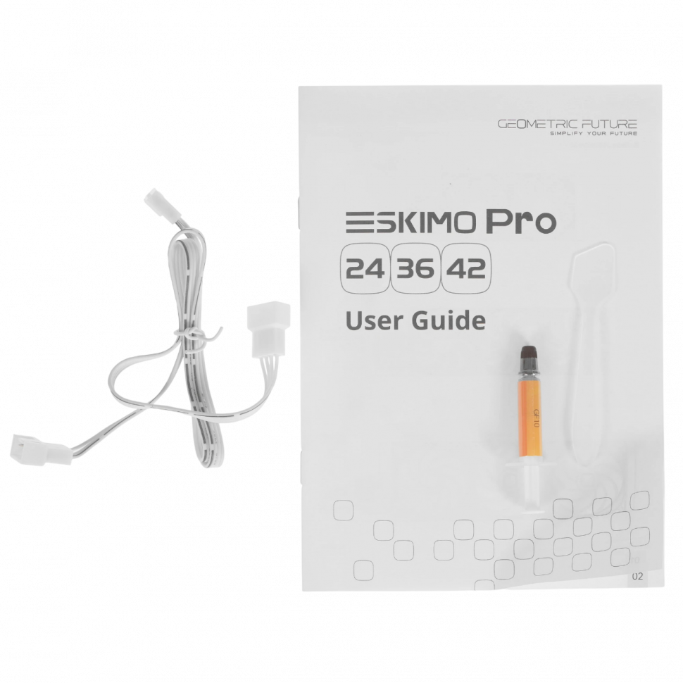 Система жидкостного охлаждения для процессора Geometric Future Eskimo Pro 360 ARGB White (1C251W1361000)
